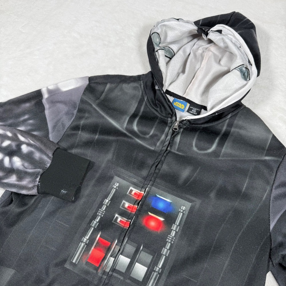 Star‎ Wars Darth Vader Full Zip Hoodie Mens Medium 38/40 Costume Cosplay
